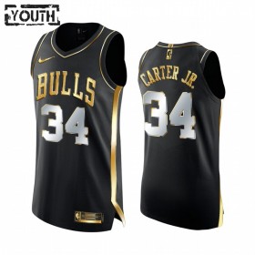 NBA Chicago Bulls Trikot Wendell Carter Jr. 34 2020-21 Schwarz Golden Edition Swingman - Kinder
